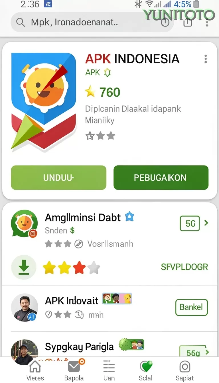 Pratinjau antarmuka yunitoto — aplikasi APK resmi Android v2.5.6